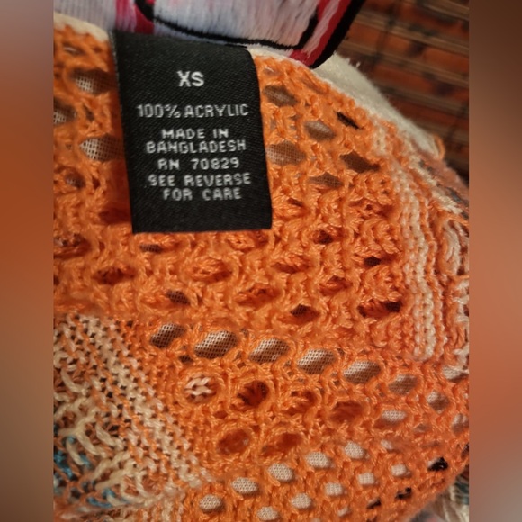 Say What? Vibrant Knit Fringe Vest - Picture 3 of 5